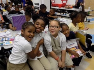 Urban Academy receives homework kits from Guardian Storage