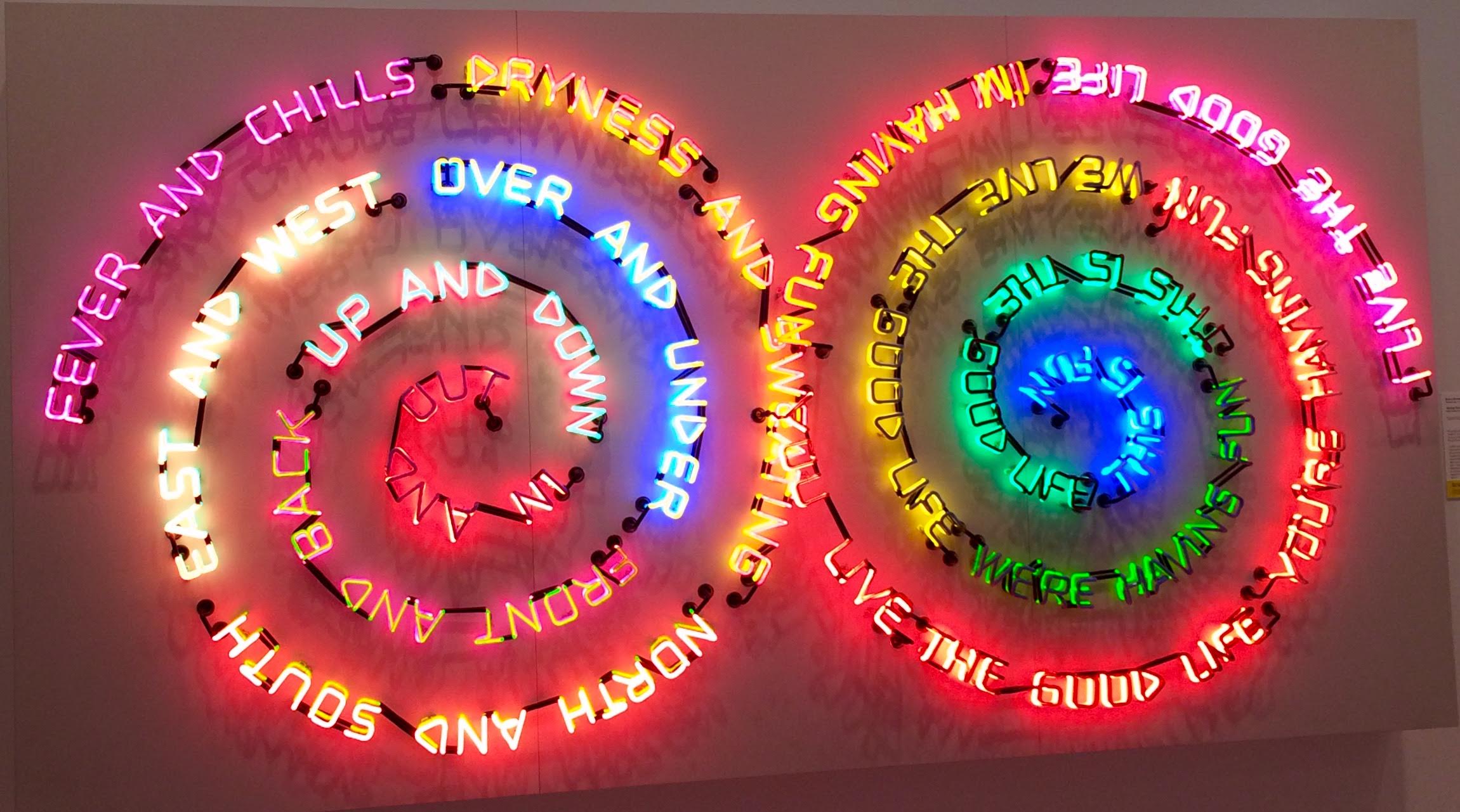 Neon signs that are on display at the Carnegie Museums of Art & Natural History and on our list of 50 Things to Do in Pittsburgh This Summer.