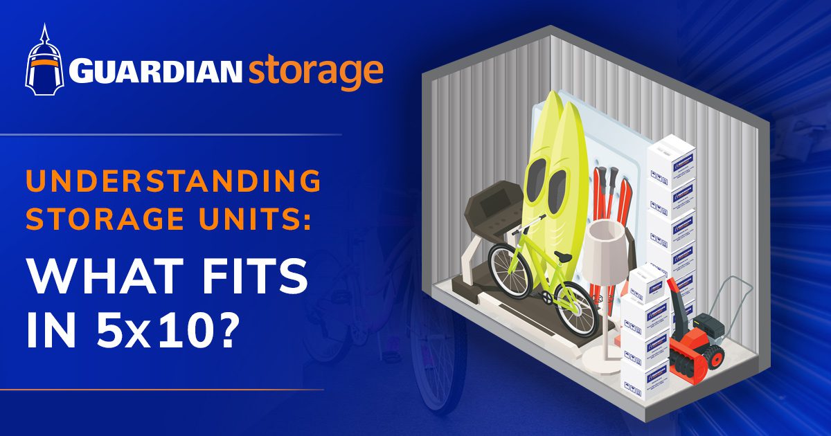 Understanding Storage Unit Sizes 5×10 Storage Unit Guardian Storage