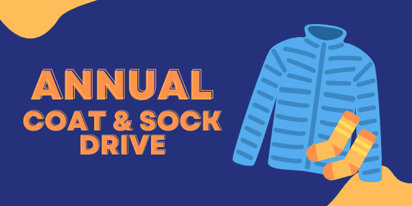 We will be accepting donations of new or gently worn coats and new socks for the entire month of November at any Guardian Storage location – PA & CO!