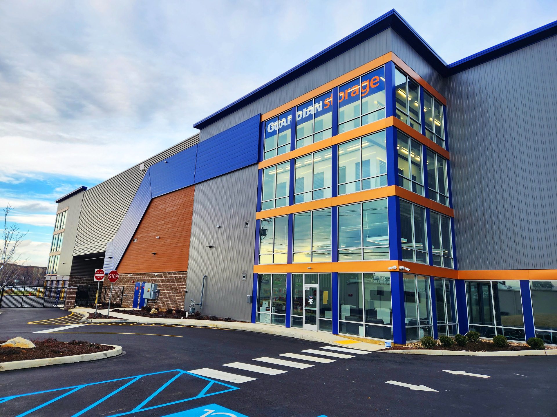 exterior shot of a guardian storage location